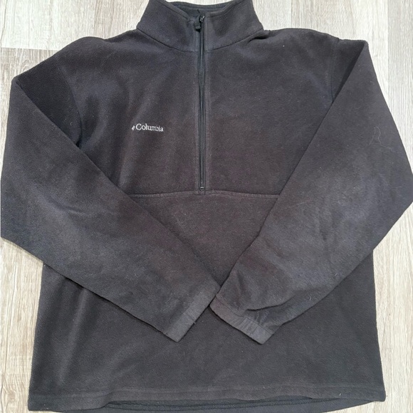 Columbia Charcoal Fleece Half-Zip Pullover - Picture 1 of 5